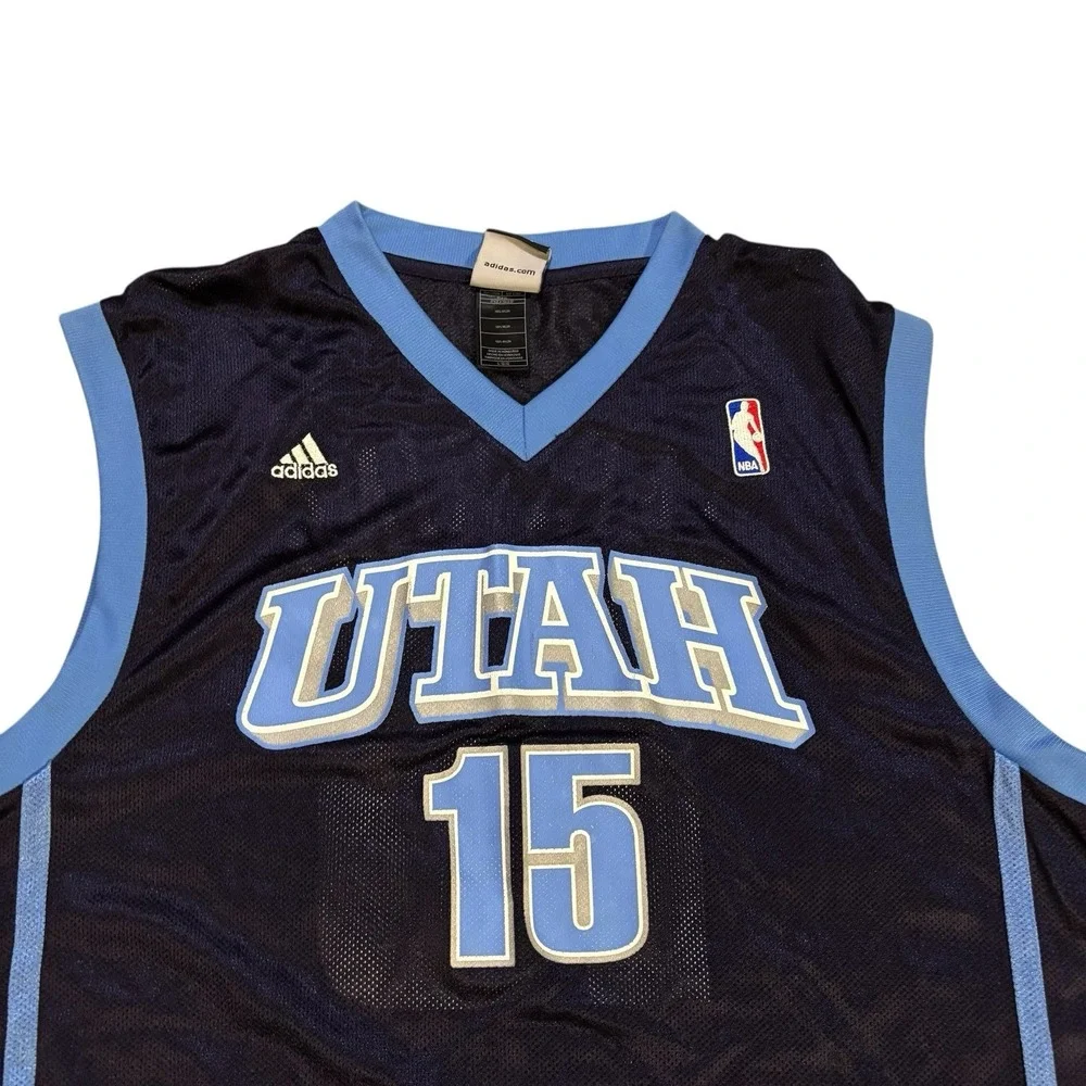 Adidas Utah Jazz Matt Harpring‎ Jersey Mens Large Blue
